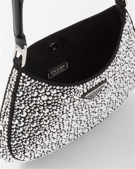 prada crystal satin bag|Prada cleo bag sale.